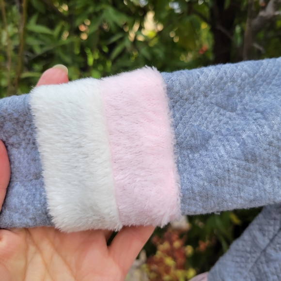 Little Lass Girls Heart Pink and Rose Gold Glitter Tutu Dress Size 18 M - Picture 4 of 9